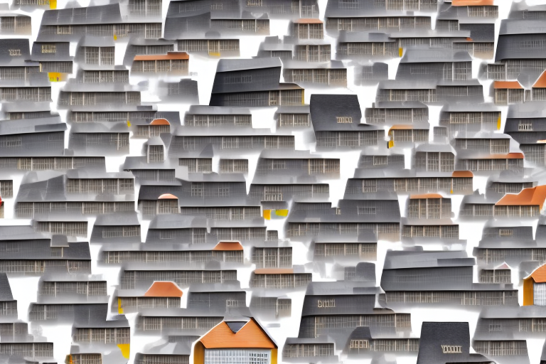 A variety of roofs in belgium