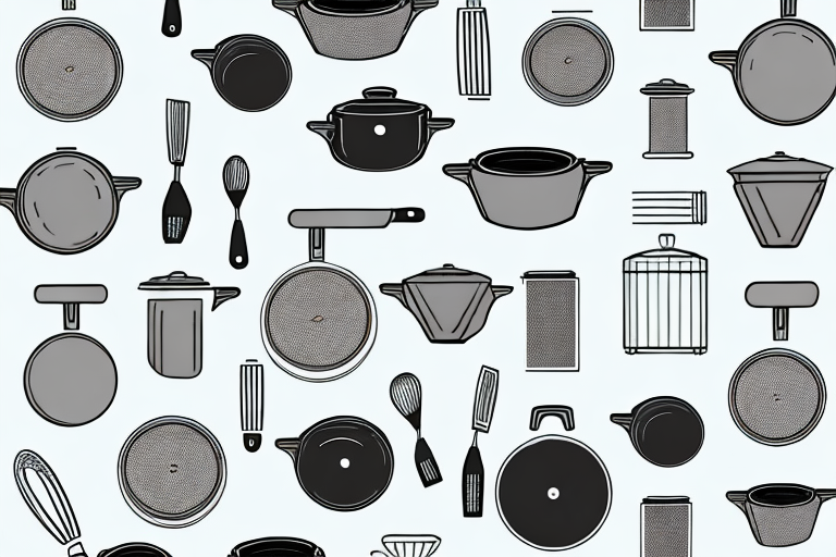 A kitchen with a range of essential kitchen accessories